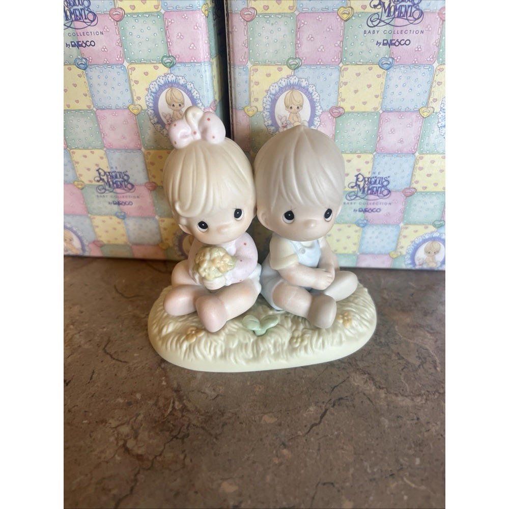1996 Enesco Precious Moments 'Love One Another' Figurine